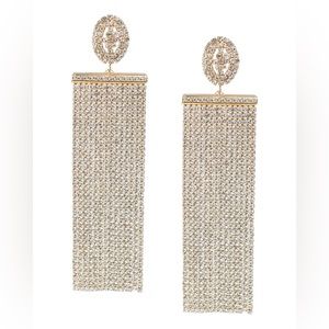 Jardin Jewelry
Crystal Fringe Earrings